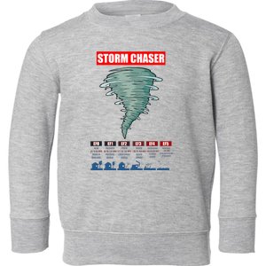 Storm Chaser Stormchaser Tornado Classes Storm Chaser Toddler Sweatshirt