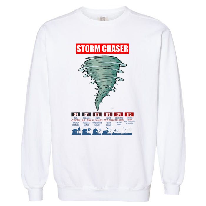 Storm Chaser Stormchaser Tornado Classes Storm Chaser Garment-Dyed Sweatshirt