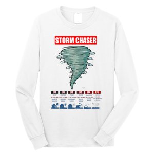 Storm Chaser Stormchaser Tornado Classes Storm Chaser Long Sleeve Shirt