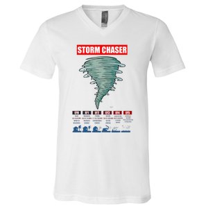 Storm Chaser Stormchaser Tornado Classes Storm Chaser V-Neck T-Shirt