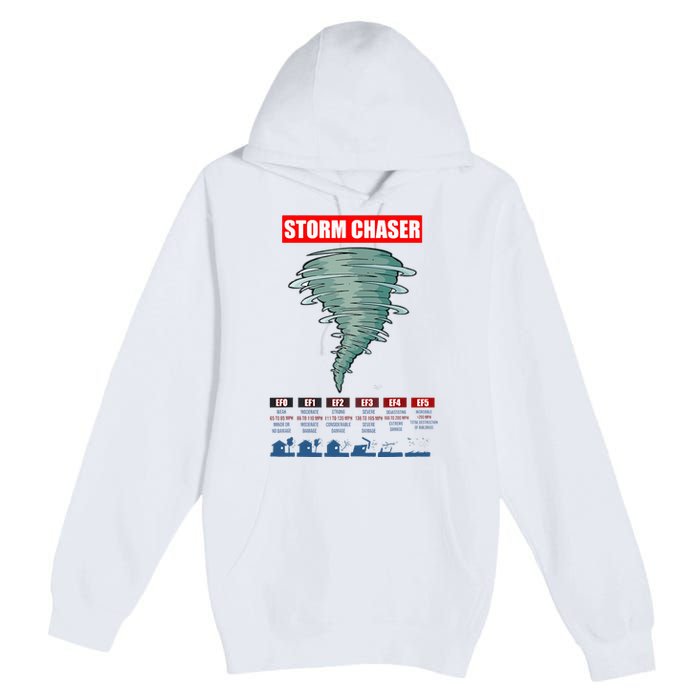 Storm Chaser Stormchaser Tornado Classes Storm Chaser Premium Pullover Hoodie