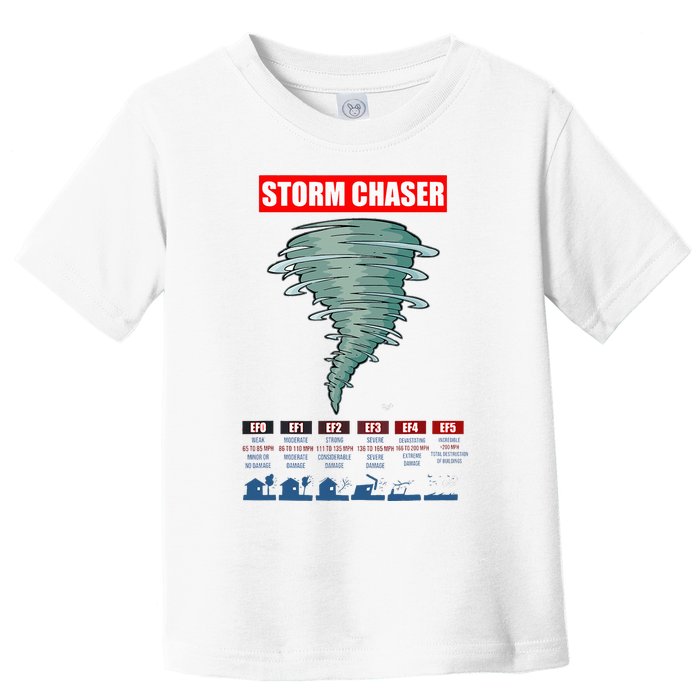 Storm Chaser Stormchaser Tornado Classes Storm Chaser Toddler T-Shirt