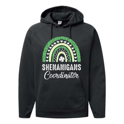 Shenanigans Coordinator St Patricks Day Outfit Performance Fleece Hoodie