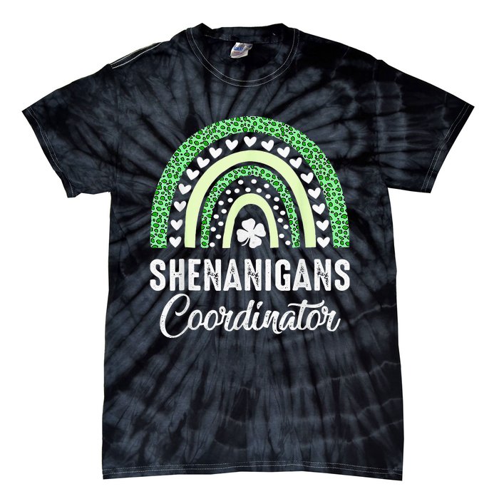 Shenanigans Coordinator St Patricks Day Outfit Tie-Dye T-Shirt