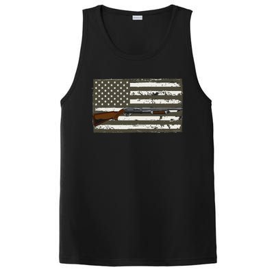 Sporting Clays Skeet USA Flag Clay Target Shooting PosiCharge Competitor Tank