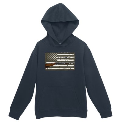 Sporting Clays Skeet USA Flag Clay Target Shooting Urban Pullover Hoodie