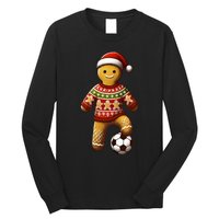 Soccer Christmas Soccer Ugly Christmas Long Sleeve Shirt