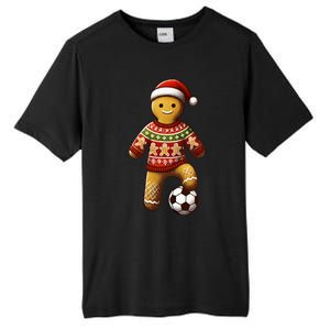 Soccer Christmas Soccer Ugly Christmas Tall Fusion ChromaSoft Performance T-Shirt