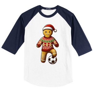 Soccer Christmas Soccer Ugly Christmas Baseball Sleeve Shirt