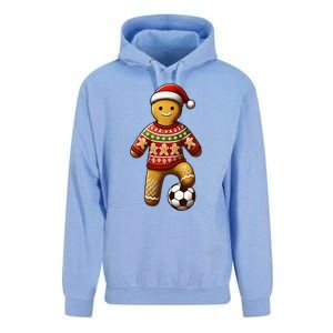 Soccer Christmas Soccer Ugly Christmas Unisex Surf Hoodie