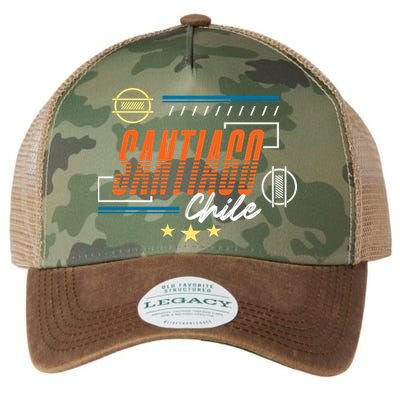 Santiago Chile Legacy Tie Dye Trucker Hat