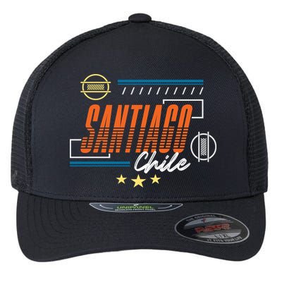 Santiago Chile Flexfit Unipanel Trucker Cap