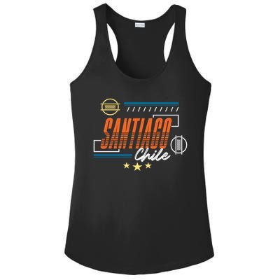 Santiago Chile Ladies PosiCharge Competitor Racerback Tank