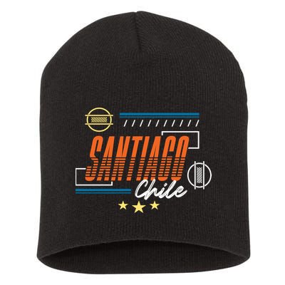 Santiago Chile Short Acrylic Beanie