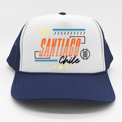 Santiago Chile Trucker Hat