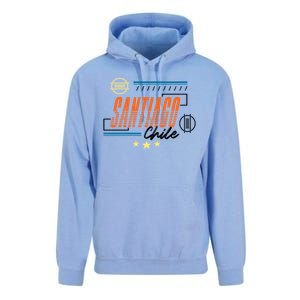 Santiago Chile Unisex Surf Hoodie