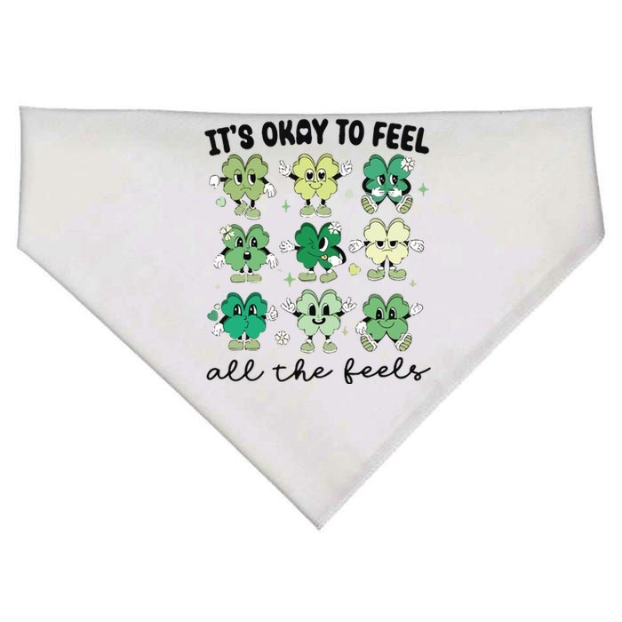 School Counselor St Patrick Day USA-Made Doggie Bandana