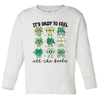 School Counselor St Patrick Day Toddler Long Sleeve Shirt