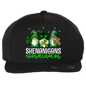 Shenanigans Coordinator St Patricks Day Gnomes Green Proud Wool Snapback Cap