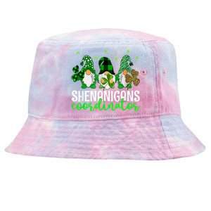 Shenanigans Coordinator St Patricks Day Gnomes Green Proud Tie-Dyed Bucket Hat