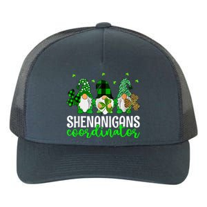 Shenanigans Coordinator St Patricks Day Gnomes Green Proud Yupoong Adult 5-Panel Trucker Hat