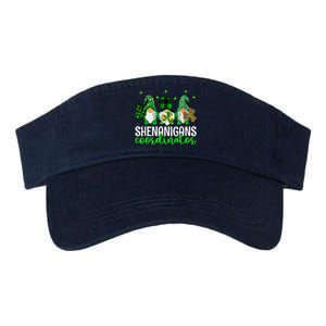 Shenanigans Coordinator St Patricks Day Gnomes Green Proud Valucap Bio-Washed Visor