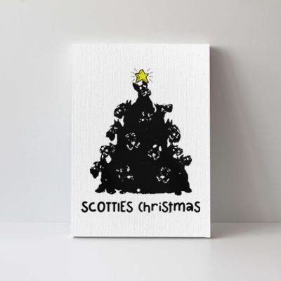 Scotties Christmas Canvas