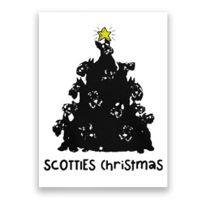 Scotties Christmas Poster