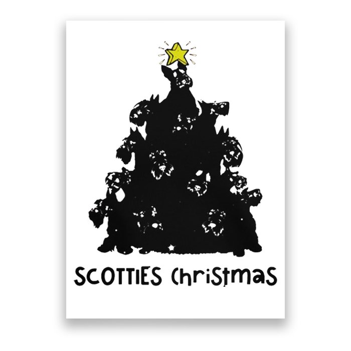 Scotties Christmas Poster