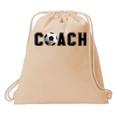 Soccer Coach Drawstring Bag