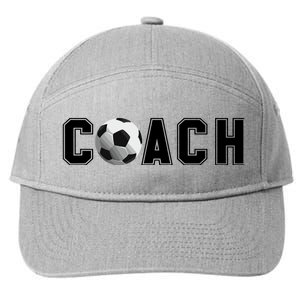 Soccer Coach 7-Panel Snapback Hat