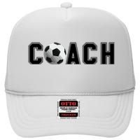 Soccer Coach High Crown Mesh Back Trucker Hat