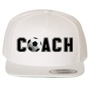 Soccer Coach Wool Snapback Cap