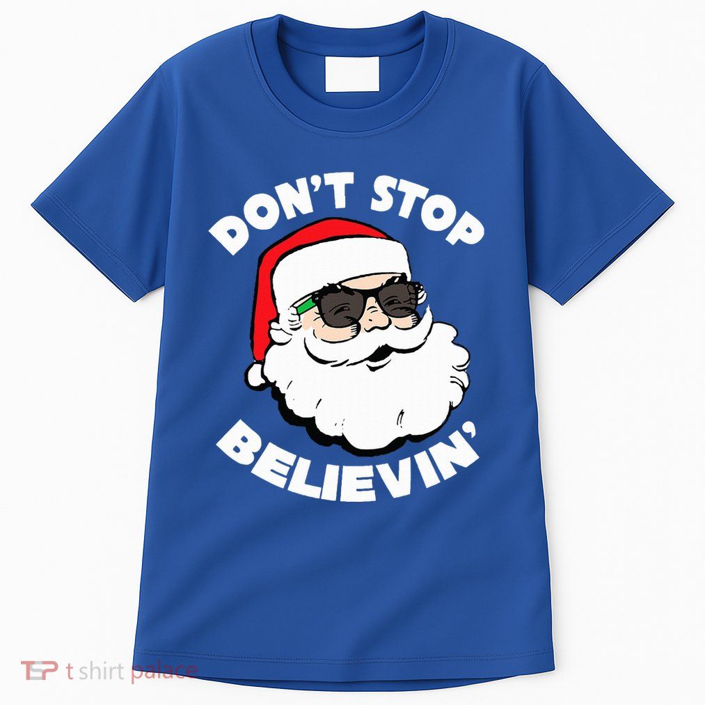 Santa Claus Sunglasses  Funny Santa Shades Christmas Santa  Tall T-Shirt