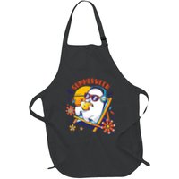 Summerween Cute Spooky Summer Ghost Halloween Lover Apron