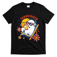 Summerween Cute Spooky Summer Ghost Halloween Lover T-Shirt