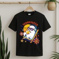 Summerween Cute Spooky Summer Ghost Halloween Lover T-Shirt
