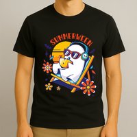 Summerween Cute Spooky Summer Ghost Halloween Lover T-Shirt