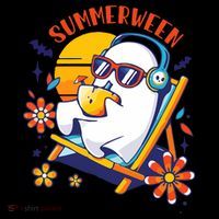 Summerween Cute Spooky Summer Ghost Halloween Lover Tall T-Shirt