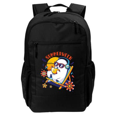 Summerween Cute Spooky Summer Ghost Halloween Lover Backpack
