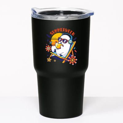 Summerween Cute Spooky Summer Ghost Halloween Lover Tumbler