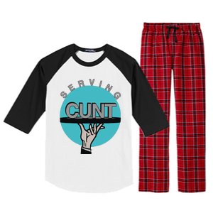 Serving Cunt Raglan Sleeve Pajama Set