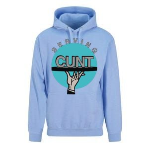 Serving Cunt Unisex Surf Hoodie