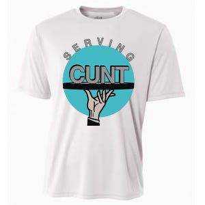 Serving Cunt Cooling Performance Crew T-Shirt