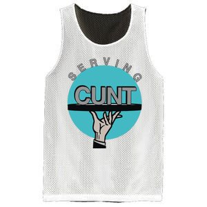 Serving Cunt Mesh Reversible Basketball Jersey Tank