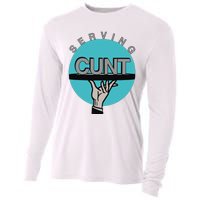 Serving Cunt Cooling Performance Long Sleeve Crew