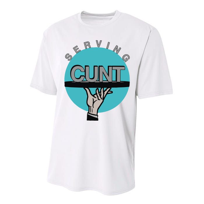 Serving Cunt Performance Sprint T-Shirt