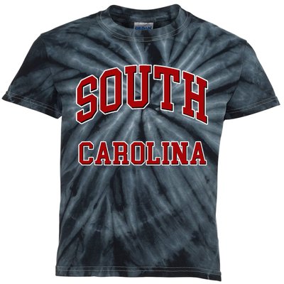 South Carolina Sc Throwback Design Print Classic Kids Tie-Dye T-Shirt