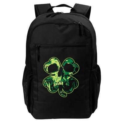 Shamrock Clover Skull Cool Irish St Patricks Day Backpack