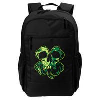 Shamrock Clover Skull Cool Irish St Patricks Day Backpack